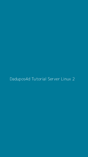 Tampilan Antarmuka Aplikasi Dadupos4d Tutorial Server Linux - 2
