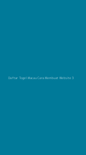 Tampilan Antarmuka Aplikasi Daftar Togel Macau Cara Membuat Website - 3