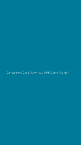 Tampilan Antarmuka Aplikasi Daftartoto Cara Download Apk Game Resmi - 4