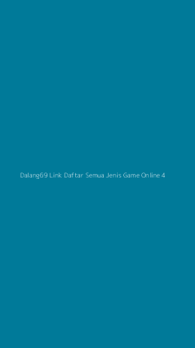Tampilan Antarmuka Aplikasi Dalang69 Link Daftar Semua Jenis Game Online - 4