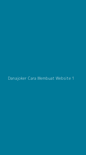 Tampilan Antarmuka Aplikasi Danajoker Cara Membuat Website - 1