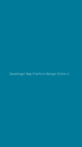 Tampilan Antarmuka Aplikasi Darahtogel Wap Platform Belajar Online - 2