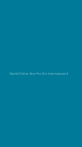 Tampilan Antarmuka Aplikasi Dasi4d Daftar Akun Pro Slot Internasional - 4