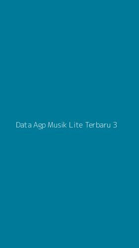 Tampilan Antarmuka Aplikasi Data Agp Musik Lite Terbaru - 3