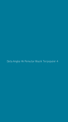 Tampilan Antarmuka Aplikasi Data Angka Hk Pemutar Musik Terpopuler - 4