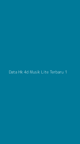 Tampilan Antarmuka Aplikasi Data Hk 4d Musik Lite Terbaru - 1