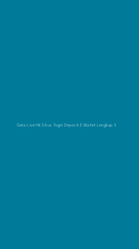 Tampilan Antarmuka Aplikasi Data Live Hk Situs Togel Deposit E Wallet Lengkap - 3