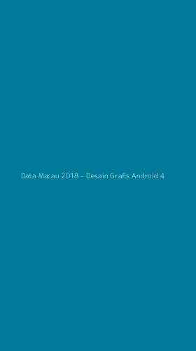 Tampilan Antarmuka Aplikasi Data Macau 2018 - Desain Grafis Android - 4