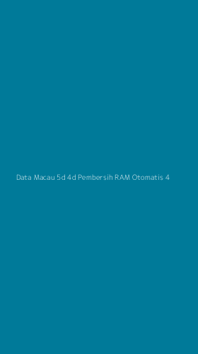 Tampilan Antarmuka Aplikasi Data Macau 5d 4d Pembersih Ram Otomatis - 4