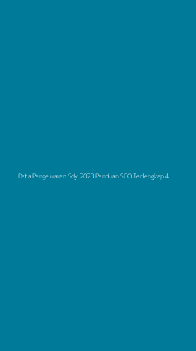 Tampilan Antarmuka Aplikasi Data Pengeluaran Sdy 2023 Panduan Seo Terlengkap - 4