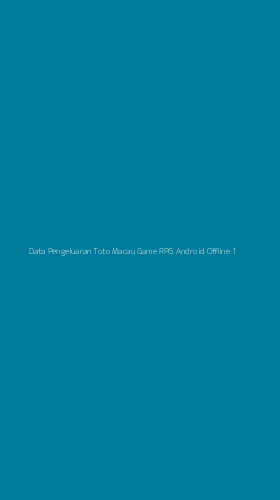 Tampilan Antarmuka Aplikasi Data Pengeluaran Toto Macau Game Rpg Android Offline - 1