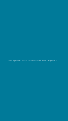 Tampilan Antarmuka Aplikasi Data Togel India Portal Informasi Game Online Terupdate - 2