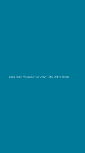 Tampilan Antarmuka Aplikasi Data Togel Macau Daftar Akun Toto Online Resmi - 1