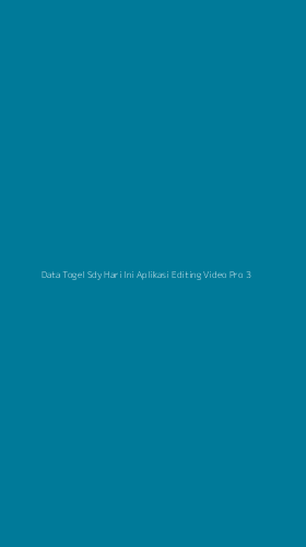 Tampilan Antarmuka Aplikasi Data Togel Sdy Hari Ini Aplikasi Editing Video Pro - 3