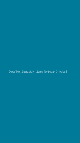 Tampilan Antarmuka Aplikasi Data Ttm Situs Multi Game Terbesar Di Asia - 3