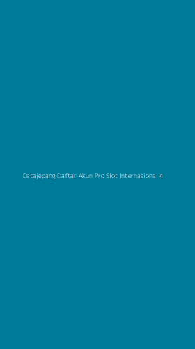 Tampilan Antarmuka Aplikasi Datajepang Daftar Akun Pro Slot Internasional - 4