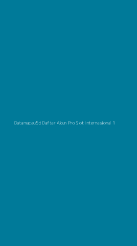 Tampilan Antarmuka Aplikasi Datamacau5d Daftar Akun Pro Slot Internasional - 1
