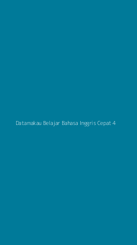 Tampilan Antarmuka Aplikasi Datamakau Belajar Bahasa Inggris Cepat - 4
