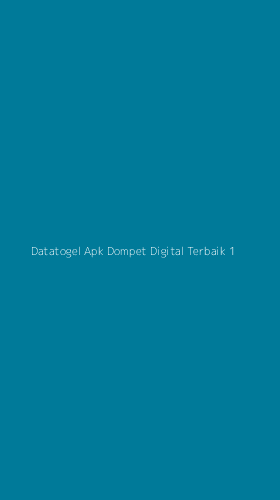 Tampilan Antarmuka Aplikasi Datatogel Apk Dompet Digital Terbaik - 1