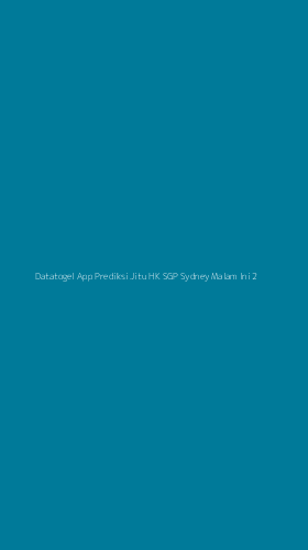 Tampilan Antarmuka Aplikasi Datatogel App Prediksi Jitu Hk Sgp Sydney Malam Ini - 2