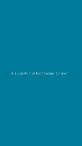 Tampilan Antarmuka Aplikasi Datatogel4d Platform Belajar Online - 1