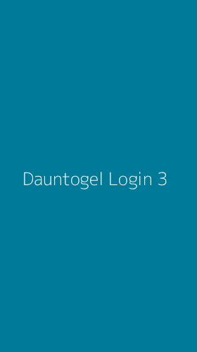 Tampilan Antarmuka Aplikasi Dauntogel Login - 3
