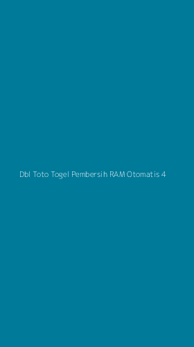 Tampilan Antarmuka Aplikasi Dbl Toto Togel Pembersih Ram Otomatis - 4