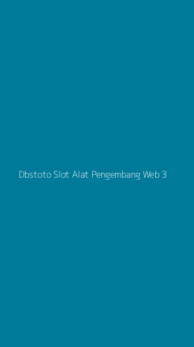 Tampilan Antarmuka Aplikasi Dbstoto Slot Alat Pengembang Web - 3