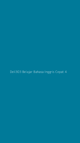 Tampilan Antarmuka Aplikasi Deli303 Belajar Bahasa Inggris Cepat - 4