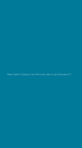 Tampilan Antarmuka Aplikasi Demo Gates Olympus Cara Recovery Akun Lupa Password - 3