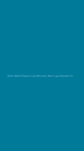 Tampilan Antarmuka Aplikasi Demo Gates Olympus Cara Recovery Akun Lupa Password - 4