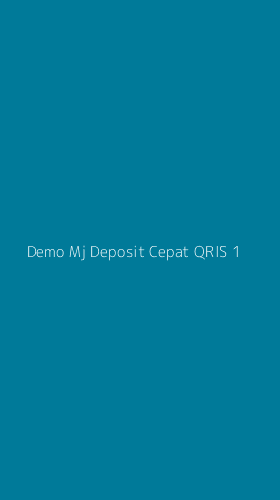 Tampilan Antarmuka Aplikasi Demo Mj Deposit Cepat Qris - 1