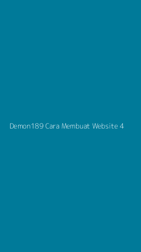 Tampilan Antarmuka Aplikasi Demon189 Cara Membuat Website - 4