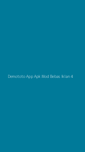 Tampilan Antarmuka Aplikasi Demototo App Apk Mod Bebas Iklan - 4