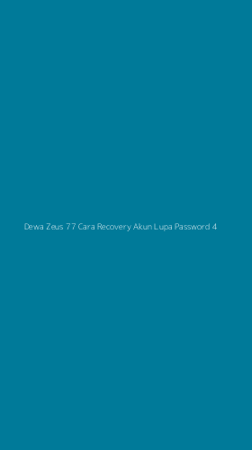 Tampilan Antarmuka Aplikasi Dewa Zeus 77 Cara Recovery Akun Lupa Password - 4