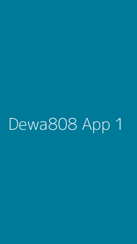 Tampilan Antarmuka Aplikasi Dewa808 App - 1