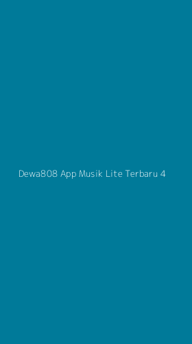 Tampilan Antarmuka Aplikasi Dewa808 App Musik Lite Terbaru - 4