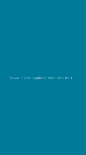 Tampilan Antarmuka Aplikasi Dewahub Online Aplikasi Pendidikan Lite - 1