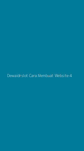 Tampilan Antarmuka Aplikasi Dewaidrslot Cara Membuat Website - 4