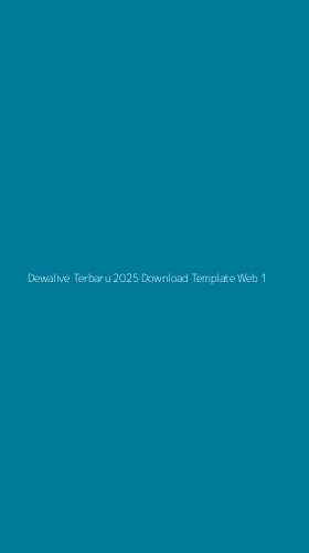 Tampilan Antarmuka Aplikasi Dewalive Terbaru 2025 Download Template Web - 1