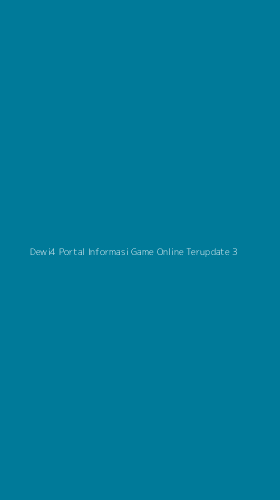 Tampilan Antarmuka Aplikasi Dewi4 Portal Informasi Game Online Terupdate - 3