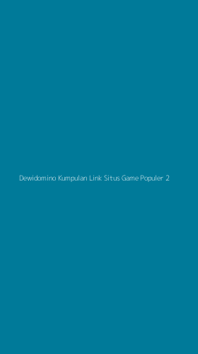Tampilan Antarmuka Aplikasi Dewidomino Kumpulan Link Situs Game Populer - 2