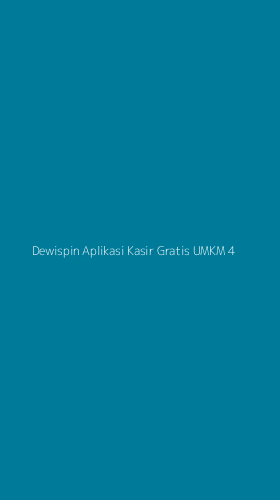 Tampilan Antarmuka Aplikasi Dewispin Aplikasi Kasir Gratis Umkm - 4
