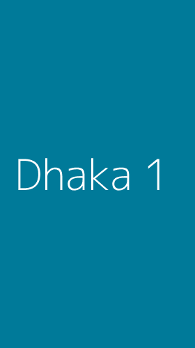 Tampilan Antarmuka Aplikasi Dhaka - 1