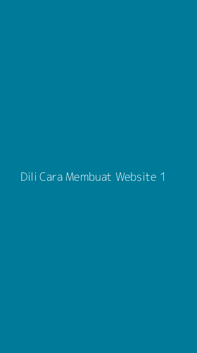 Tampilan Antarmuka Aplikasi Dili Cara Membuat Website - 1