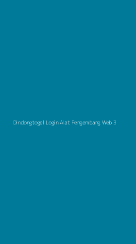 Tampilan Antarmuka Aplikasi Dindongtogel Login Alat Pengembang Web - 3