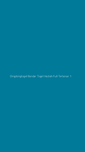 Tampilan Antarmuka Aplikasi Dingdongtogel Bandar Togel Hadiah Full Terbesar - 1