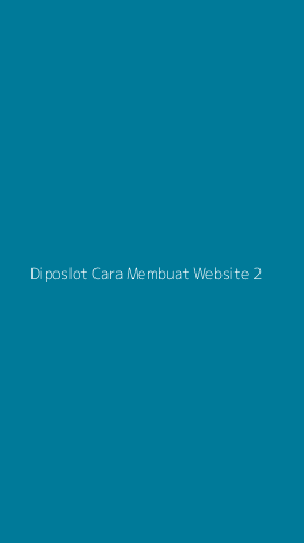 Tampilan Antarmuka Aplikasi Diposlot Cara Membuat Website - 2