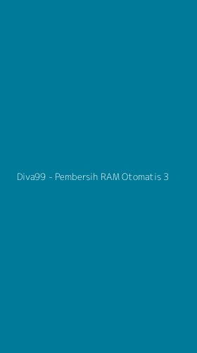 Tampilan Antarmuka Aplikasi Diva99 - Pembersih RAM Otomatis - 3