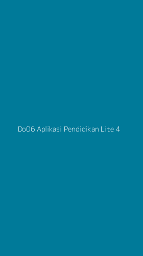 Tampilan Antarmuka Aplikasi Do06 Aplikasi Pendidikan Lite - 4